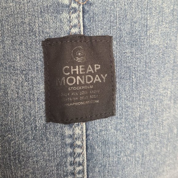 Cheap Monday Dungaree Overalls - Spray Blue noise - Picture 8 of 12